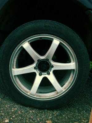 แม็ก20พร้อมยาง lenso สีขาว 6ก้าน ถูกมากๆ