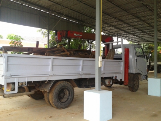 หกล้อ  HINO KM779 ติดเครน2.9ตัน ช่วงยาว5.50กะบะ 5 เมตร ช่วงล้างFสภาพสวยพร้อมใช้