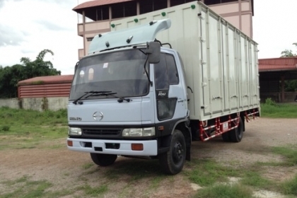 Hino FC4J. 6 ล้อตู้ 10 บาน (ตู้ใหม่ยังไม่ได้ใช้งาน) เครื่อง144 HP ยาว6เมตร ปี 40ไม่มีเสากลาง สภาพสวย พร้อมใช้งาน 760,000