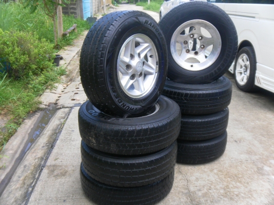 ขายแม็กขอบ R14" พร้อมยางราคาถูก 3,500 บาท