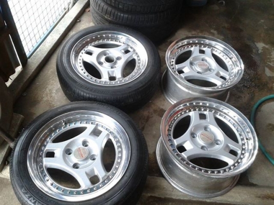 ขายล้อadvan16แท้+ยาง 8500