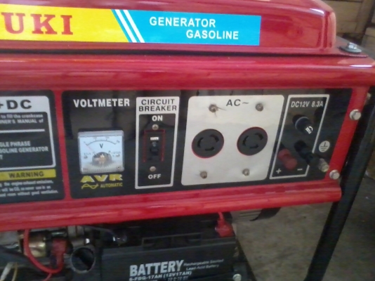 ขายเครื่องปั่นไฟ 220 V. สตาร์ทด้วยรีโมทย์ 5500 วัต ของมาแล้วครับ