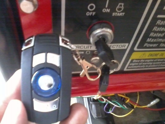 ขายเครื่องปั่นไฟ 220 V. สตาร์ทด้วยรีโมทย์ 5500 วัต ของมาแล้วครับ