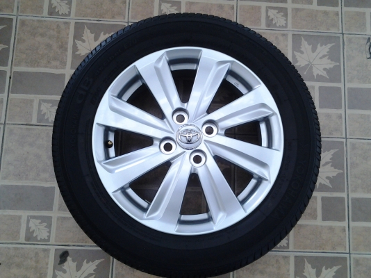 ขายแม็กซ์ Toyota  4รู 100 พร้อมยางขอบ 15นิ้ว ยาง YOKOHAMA 185/60/15ปี 13 ป้ายแดง