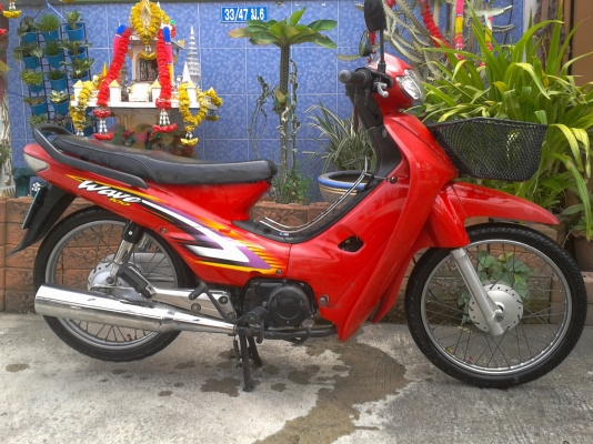 Wave100 รถปี46สภาพเดิมๆรถพร้อมใช้งาน