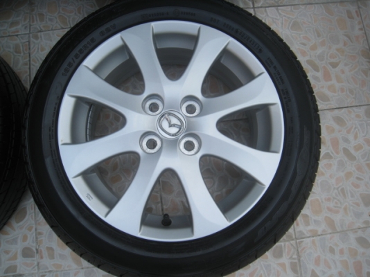 ขายล้อแม็ก Mazda2 15"x6" et45 4รู100 + ยางปี 4312สนใจติดต่อเล็กคลองสามครับ (081-3747940)