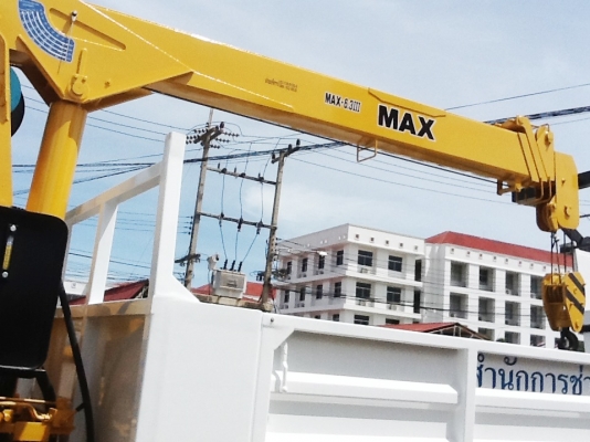 เครนสริงใหม่ MAX CRANE  5  ตัน 3ท่ิอน ราคา 5 แสนปลายๆ