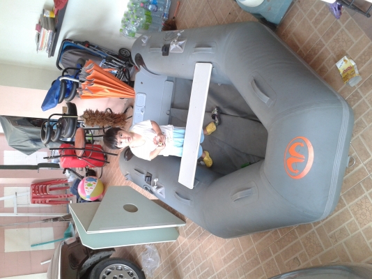 เรือยาง 275 +เครื่อง yamaha 8 hp พร้อมเล่น