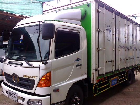 6 ล้อ HINO Euro.2 MEGA FC4J 150 แรงม้า *ตู้ 10บาน* ยาว 5.50 ม. * รถสวยเดิม+สวยจริง * รถห้างแท้ 100\% *