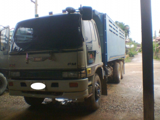 Hino FM3H เครื่องเดิม เกียร์พลัก HO7D 195 แรง ดั้ม สองเพลา พร้อมใช้