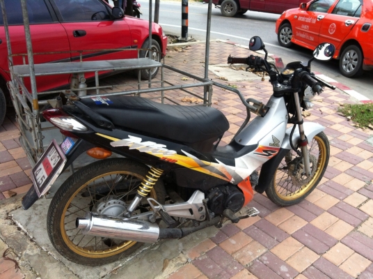 (ขายไปแล้วครับ)ขายมอไซด์พ่วงข้าง ฮอนด้าไนท์ 110 ครัทซ์มือ สภาพตามรูป รถพร้อมใช้ ทะเบียนไม่ขาด เอกสารพร้อมโอน สามพราน นครปฐม โทร 0814272037