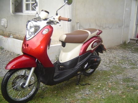 Yamaha Fino แดงขาว รถสวย วิ่งน้อย 3000 โล Classic