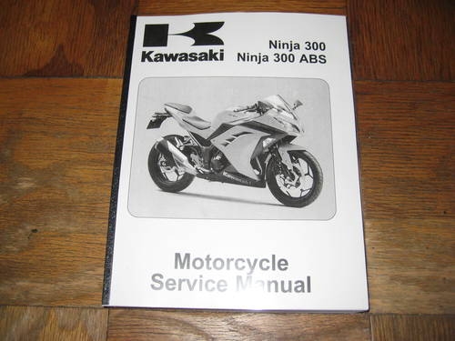 KAWASAKI service manual ninja 300