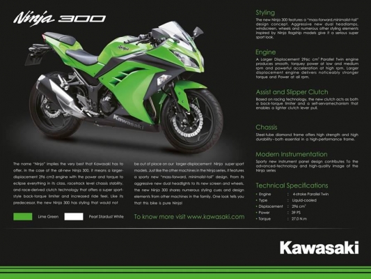 KAWASAKI service manual ninja 300