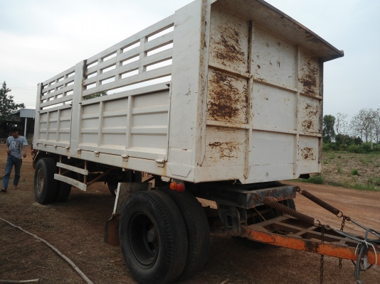 ขายด่วนลูกพ่วงไม่ดั้มสองเพลา พนัสสภาพพร้อมใช้เลยรีบจอง 0843923995 0811838154