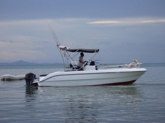 ลดราคาเหลือแค่ 450000 ต้องการขายเรือไฟเบอร์ 22 ฟุต พร้อมเครื่อง YAMAHA 115 Hp