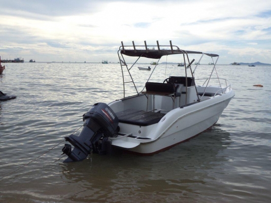 ลดราคาเหลือแค่ 450000 ต้องการขายเรือไฟเบอร์ 22 ฟุต พร้อมเครื่อง YAMAHA 115 Hp
