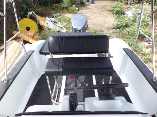 ลดราคาเหลือแค่ 450000 ต้องการขายเรือไฟเบอร์ 22 ฟุต พร้อมเครื่อง YAMAHA 115 Hp