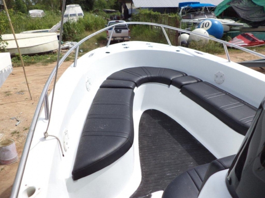 ลดราคาเหลือแค่ 450000 ต้องการขายเรือไฟเบอร์ 22 ฟุต พร้อมเครื่อง YAMAHA 115 Hp