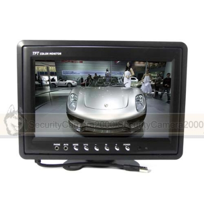 9 inch TFT LCD Color Monitor 2 CH Video Input