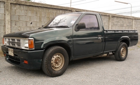 ขายรถกระบะ นิสสัน บิ๊กเอ็ม ตอนเดียว(Big M)เกียร์ธรรมดา+ เครื่องดีเซล2500(TD-25)สีเขียว แซสซีและกระบะไม่ผุ+เครื่องดี+เกียร์ดี+เฟืองท้ายดี->69,000 บ T. 081-1917015