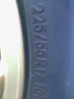 ล้อขอบ17 1คู่พร้อมยาง 5500