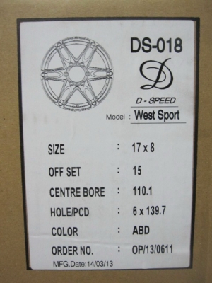 ขายล้อแม็กใหม่ ขอบ 17 สำหรับใส่รถกระบะ หน้า 8 หลัง 9 สีน้ำตาลไหม้ ขายล้อแม็กใหม่ ขอบ 17 สำหรับใส่รถกระบะ หน้า 8 หลัง 9 สีน้ำตาลไหม้