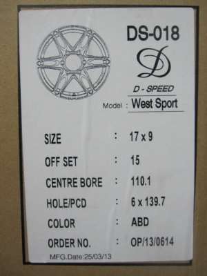 ขายล้อแม็กใหม่ ขอบ 17 สำหรับใส่รถกระบะ หน้า 8 หลัง 9 สีน้ำตาลไหม้ ขายล้อแม็กใหม่ ขอบ 17 สำหรับใส่รถกระบะ หน้า 8 หลัง 9 สีน้ำตาลไหม้