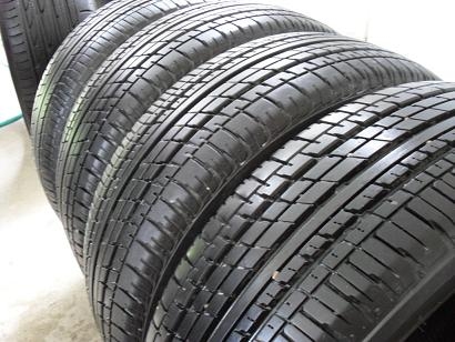 ขายยาง BRIDGESTONE ER370 ปี3811 3เส้น 0611 1เส้น(1ชุด) ไม่มีป่ะ 185/55/16 ราคา 2,800