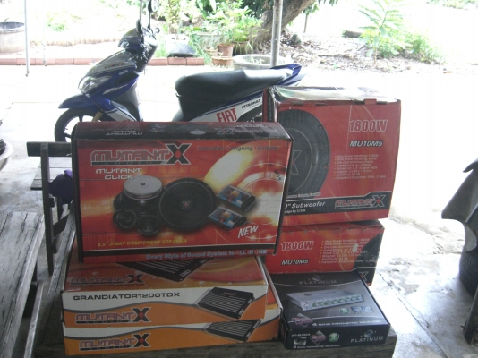 ชุดเครื่องเสียง Muatant Audio X แบบ SPL