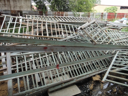 เหล็กโครงรั้ว  แข็งแรง ถูกกว่าซื้อใหม่เยอะ