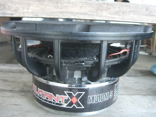 ซับฯ10" Mutant Audio X  MU10M5  1800W Peak เข้ามาดูก่อน