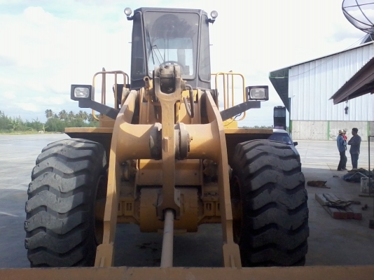 950 F เครื่องเดิม ปั้มเดิมระบบแอร์ใข้งานได้เย็น เอวแน่นปุ้งกี๋ต่อแขนแล้วสำหรับตักข้าวเปลือกขึ้นรถ 10 ล้อ ใชงานอยู่ เอกสารสัญญาซื้อขาย