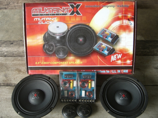 ลำโพงแยกชิ้น2ทาง Mutant Audio X Click 6.5" สภาพดี