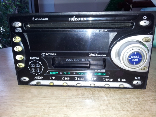 Fujisu ten 2 DIN แท้จากญี่ปุ่น