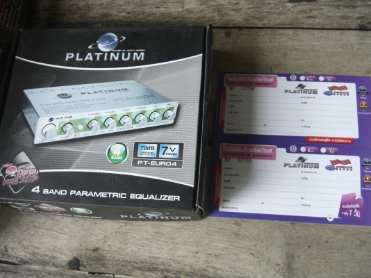 ปรีแอมป์ Platinum 4 Band Parametic PT-EURO4