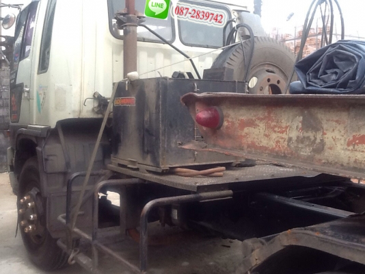 ขายหัวลาก 10ล้อ 2 เพลา พร้อมหางพื้นเรียบ 2 คาน Hino