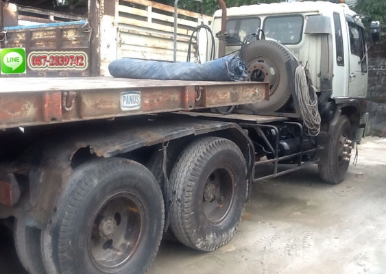 ขายหัวลาก 10ล้อ 2 เพลา พร้อมหางพื้นเรียบ 2 คาน Hino