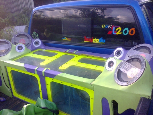 มิตซู หัวเดียว  แต่งไป20000 กว่า  แมก18 RG-S เจาะกะบะเครื่องเสียง