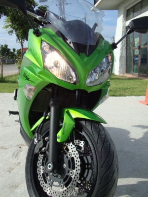 ขาย Ninja 650 ปี 2012 (สีเขียว นินจา)  ราคา  212,000.-  (ต่อได้อีกนิดหน่อย)