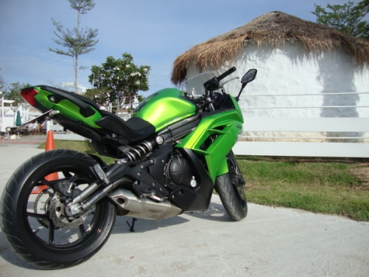 ขาย Ninja 650 ปี 2012 (สีเขียว นินจา)  ราคา  212,000.-  (ต่อได้อีกนิดหน่อย)