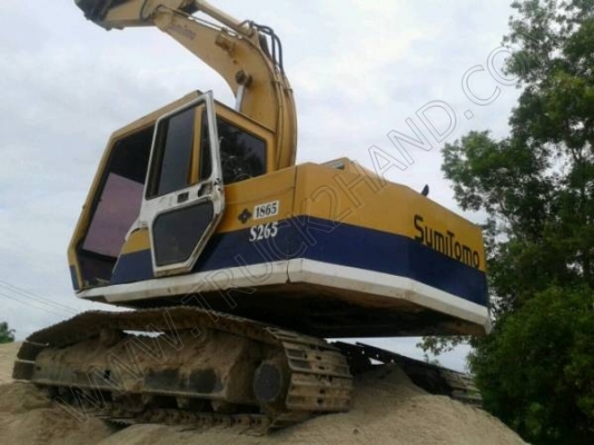 รถแบคโฮ ยี่ห้อ SUMITOMO S265 120 รถแบคโฮ ยี่ห้อ SUMITOMO S265 120