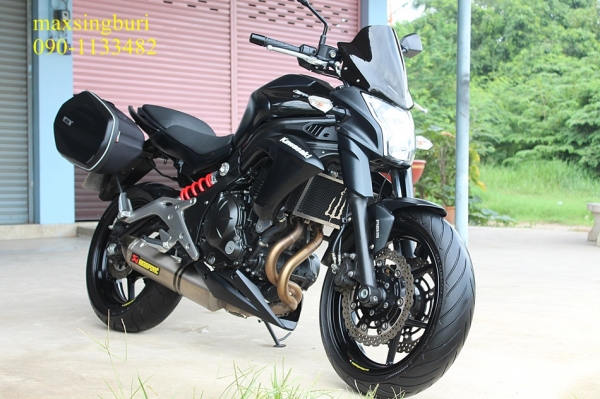 แม็กสิงห์บุรี//KAWASAKI ER6N 650 ปี2013 สภาพสวย วิ่ง6พันโล ของแต่งเพียบ 259000 (รับเทิร์น)