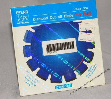 ใบตัดเพชร (Diamond Cut-off Blade) ม้าลอดห่วง PEFRD Germany