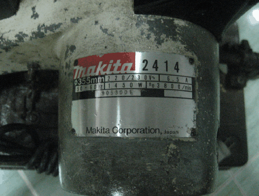 ขายด่วนไฟเบอร์ตัดเหล็ก Makita 2414 1450W แท้แน่นอน 100\% ขายด่วนไฟเบอร์ตัดเหล็ก Makita 2414 1450W แท้แน่นอน 100\%