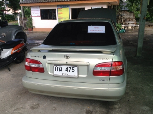 ขายรถเก๋ง toyota corolla 1.6  ปี  2542