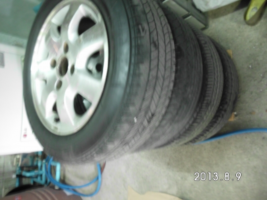 ล้อแม็กเดิม honda accord งูเห่าลายไมเนอร์ 1 ชุด พร้อมยาง