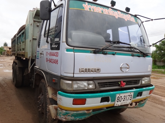 ขายด่วน  รถสิบล้อสองเพลาดัมพ์  HINO  FM  1J   สภาพเดิมๆ  พร้อมใช้งาน