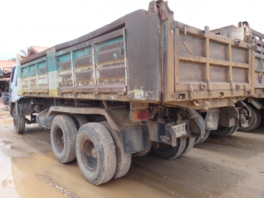 ขายด่วน  รถสิบล้อสองเพลาดัมพ์  HINO  FM  1J   สภาพเดิมๆ  พร้อมใช้งาน