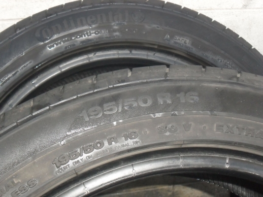 ยาง Continental 195/50R16 ปี11 สวยๆ 4 เส้น ราคา 2200 บาท
